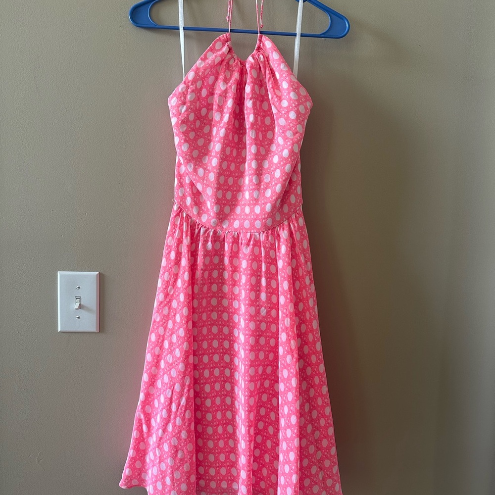 Vineyard vines caning halter dress